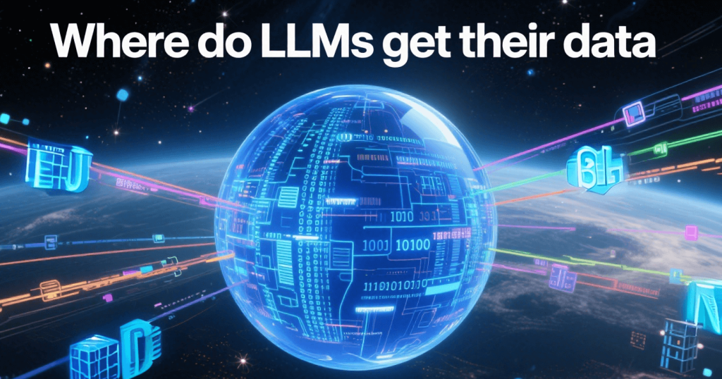 Where Do LLMs Get Their Data