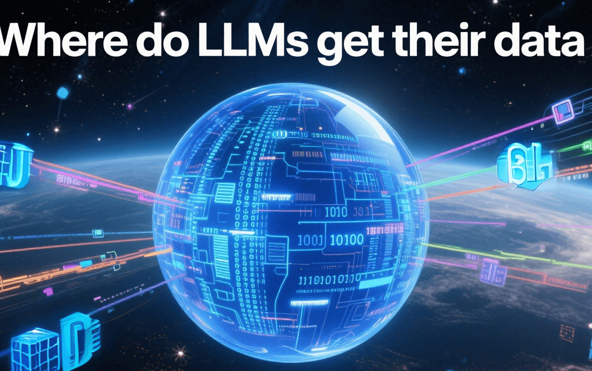 Where Do LLMs Get Their Data